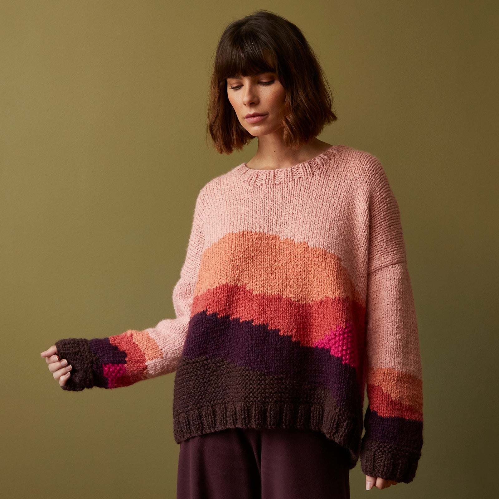 Debbie Bliss Uluru Sweater Knitting Pattern