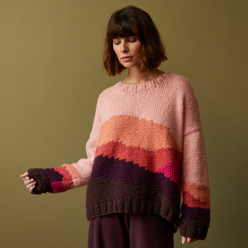 Debbie Bliss Uluru Sweater Knitting Pattern