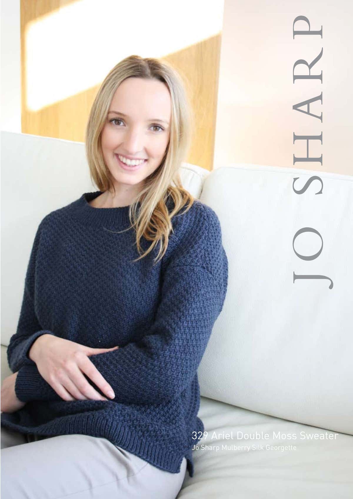Jo Sharp Ariel Sweater Jumper Knitting Pattern