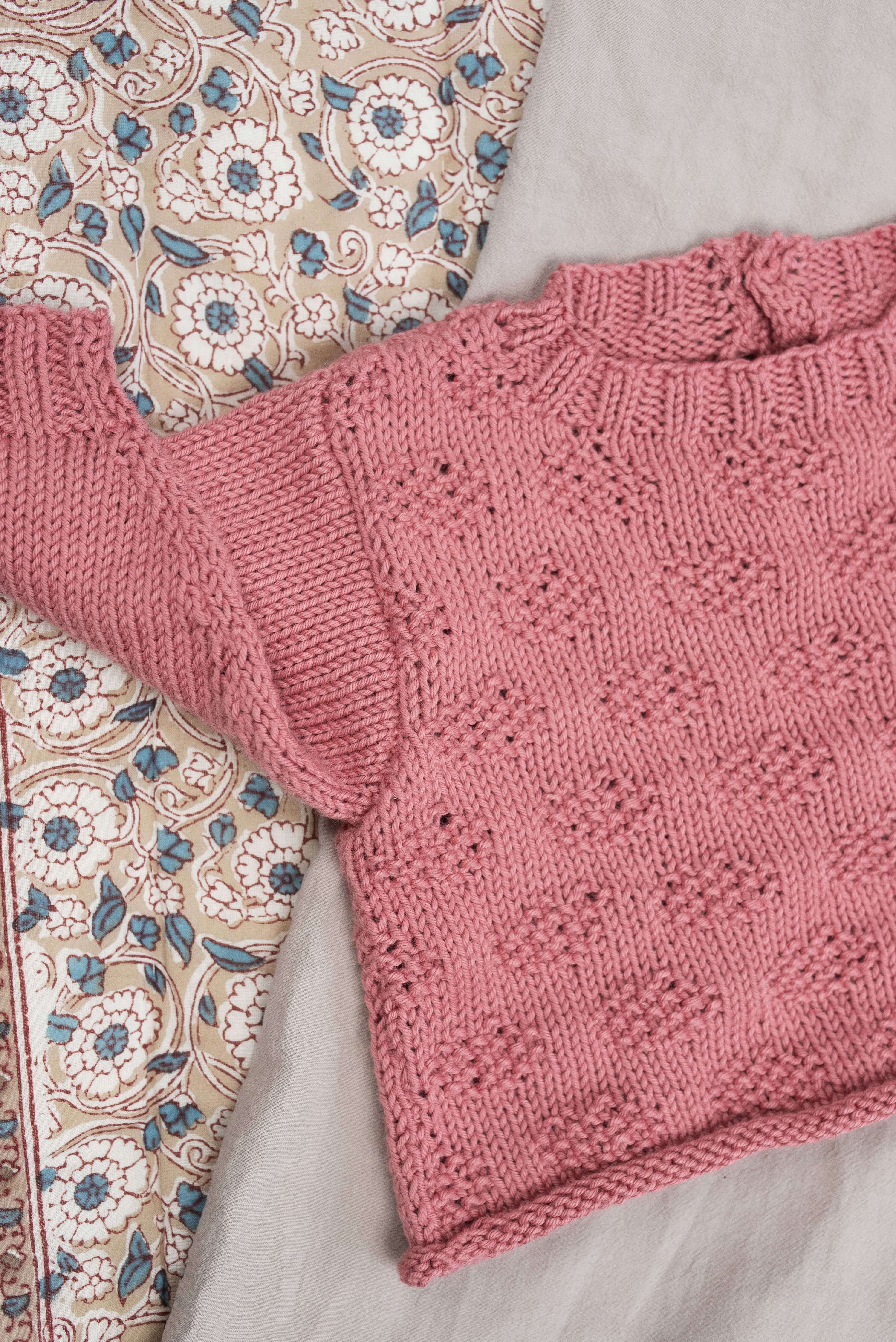 Sun Spots Sweater Jumper Knitting Pattern