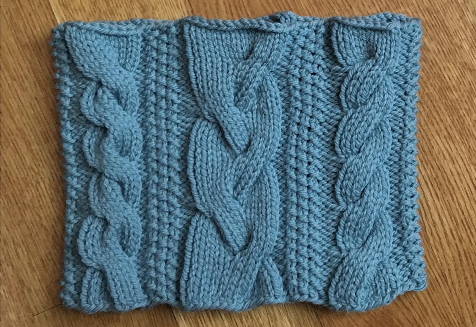 Cabled Sampler Cowl