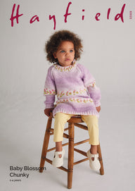 Hayfield Flower Power Dress Knitting Pattern