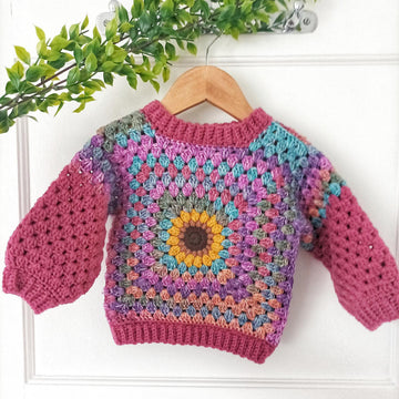 Sunflower Granny Sweater
