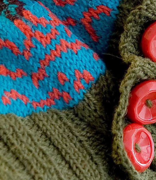 Winterfloral Cowl 2 Scarf Knitting Pattern