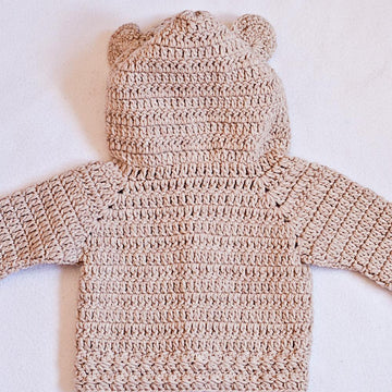 Bear Hooded Cardigan