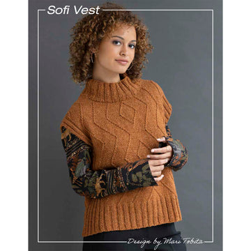 Elsebeth Lavold Sofi Vest Waistcoat Knitting Pattern