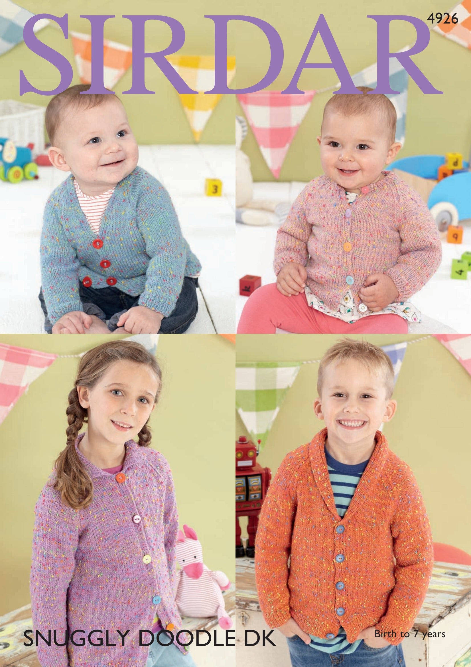 Sirdar 4926 Cardigans Knitting Pattern