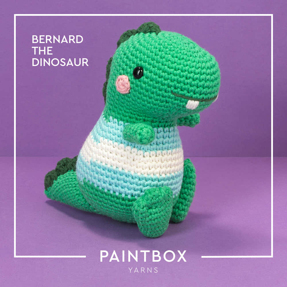 Paintbox Yarns Bernard the Dinosaur Crochet Pattern