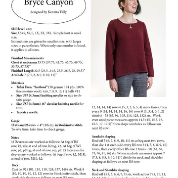 Wildflowerknits Bryce Canyon