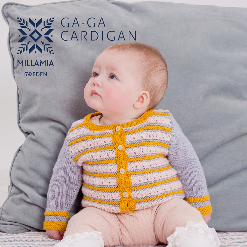 MillaMia Ga-Ga Cardigan Knitting Pattern