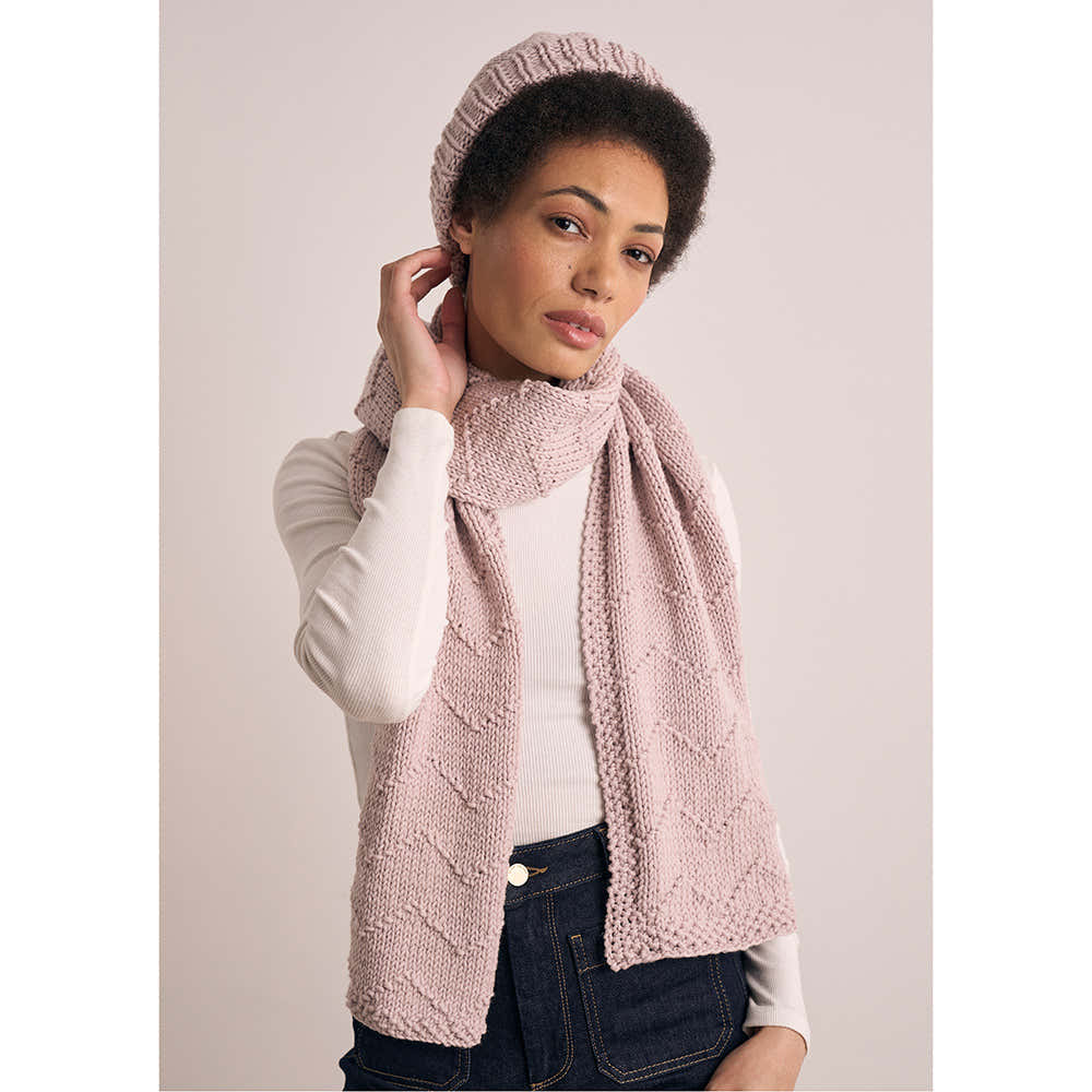 Holkham Hat + Scarf Knitting Pattern