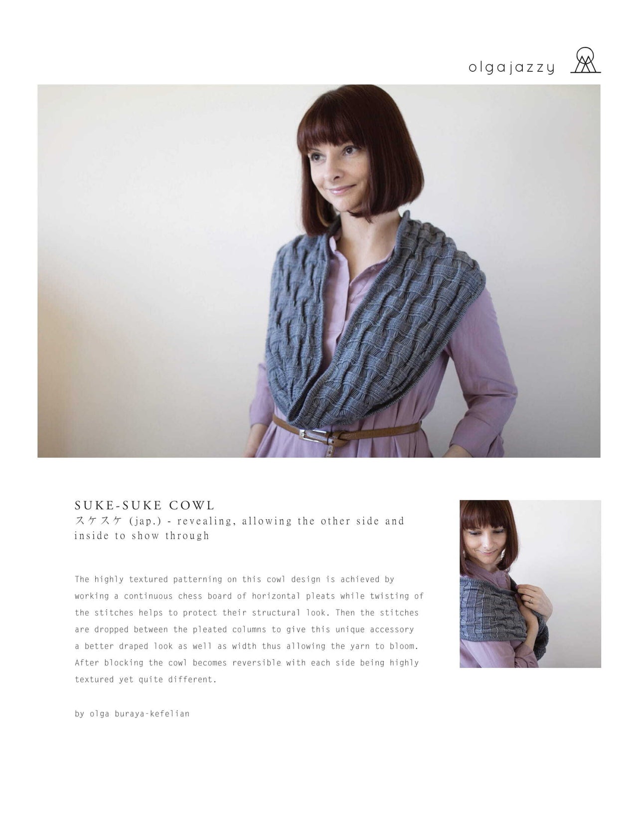 Olgajazzy Suke Suke Cowl PDF