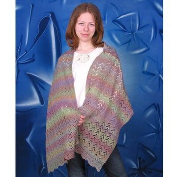 Jojoland Ripple Shawl Wrap Knitting Pattern