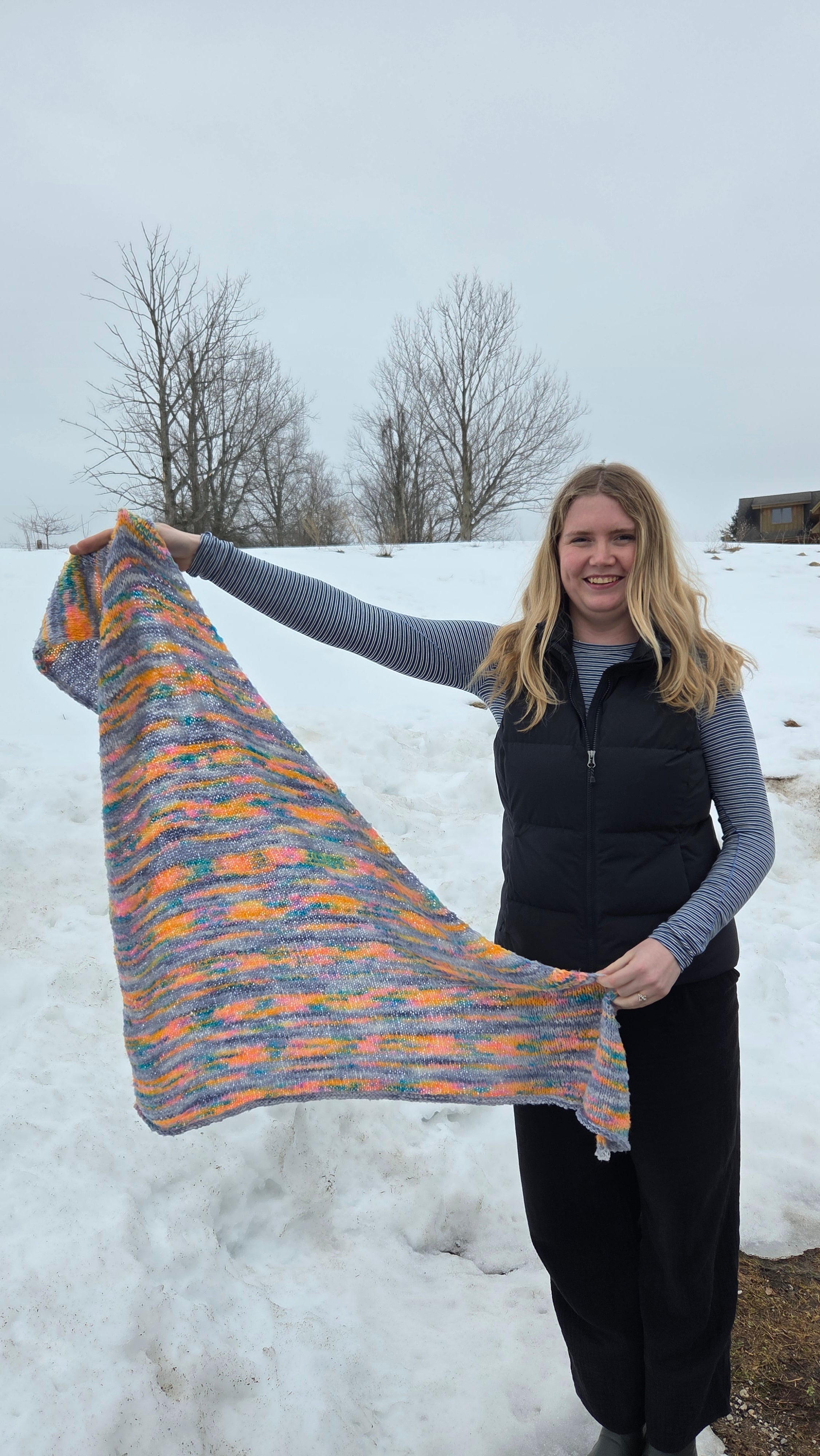 The Zsa Zsa Shawl Knitting Pattern