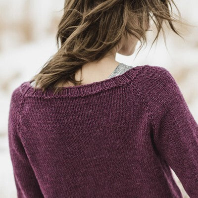 Blue Sky Fibers Cromwell Pullover Jumper Knitting Pattern