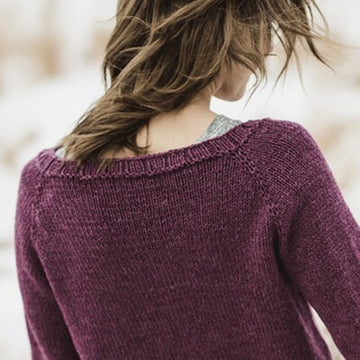 Blue Sky Fibers Cromwell Pullover Jumper Knitting Pattern