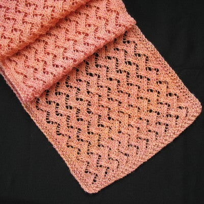 Jojoland Cinnabar Flare Scarf Knitting Pattern