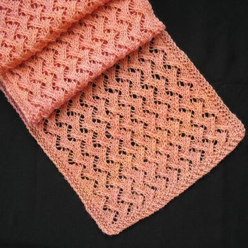 Jojoland Cinnabar Flare Scarf Knitting Pattern