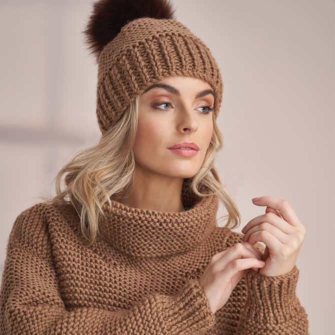 Rowan 08 Beanie Hat Knitting Pattern