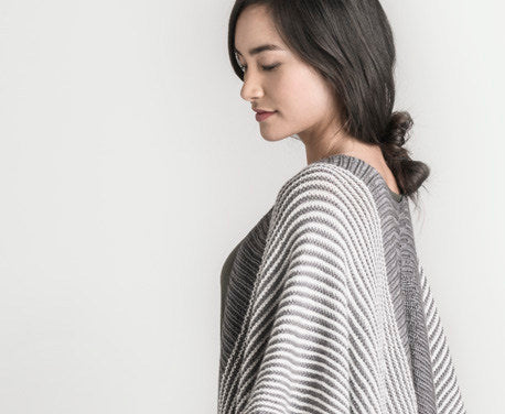 Blue Sky Fibers Esko Kimono Cape Knitting Pattern