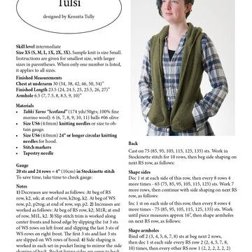 Wildflowerknits Tulsi Vest Knitting Pattern