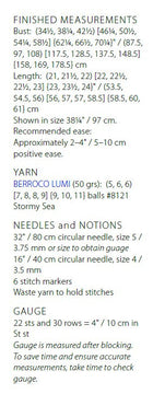 Berroco Cala Saona Top Knitting Pattern