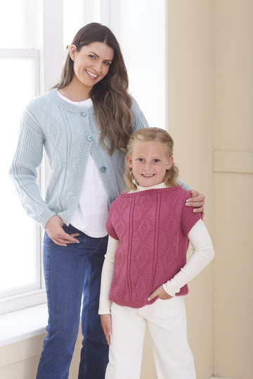 Cardigan, Sweaters & Top in King Cole Orchard DK - P6266 - Leaflet