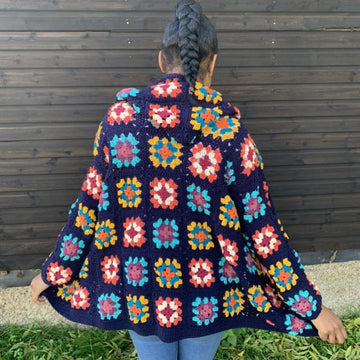 Chill Out Granny square Hoodie