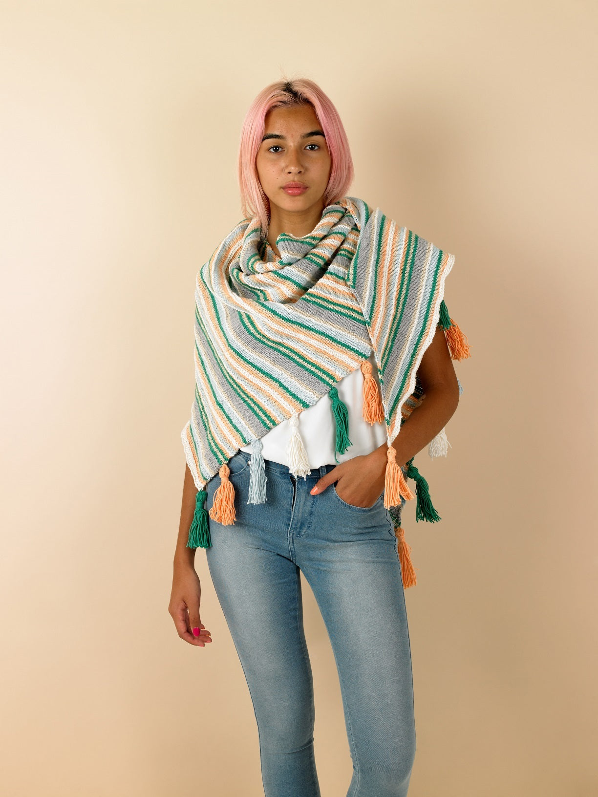 Paintbox Yarns Summertime Shawl Knitting Pattern