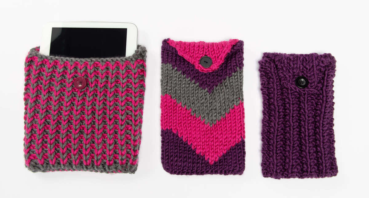 Deramores Tablet Cases Accessory Knitting Pattern