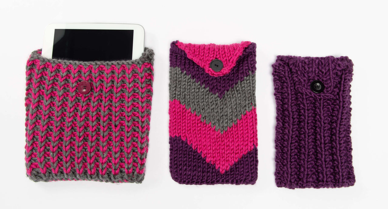 Deramores Tablet Cases Accessory Knitting Pattern