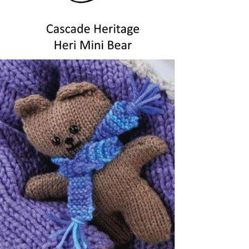 Heri Mini Bear Toy Knitting Pattern