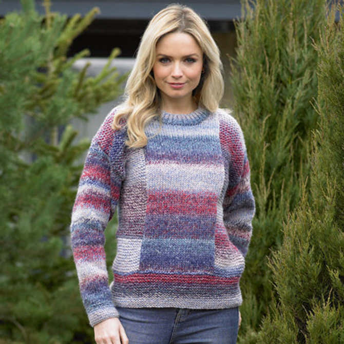 James C. Brett JB497 Sweater Jumper Knitting Pattern