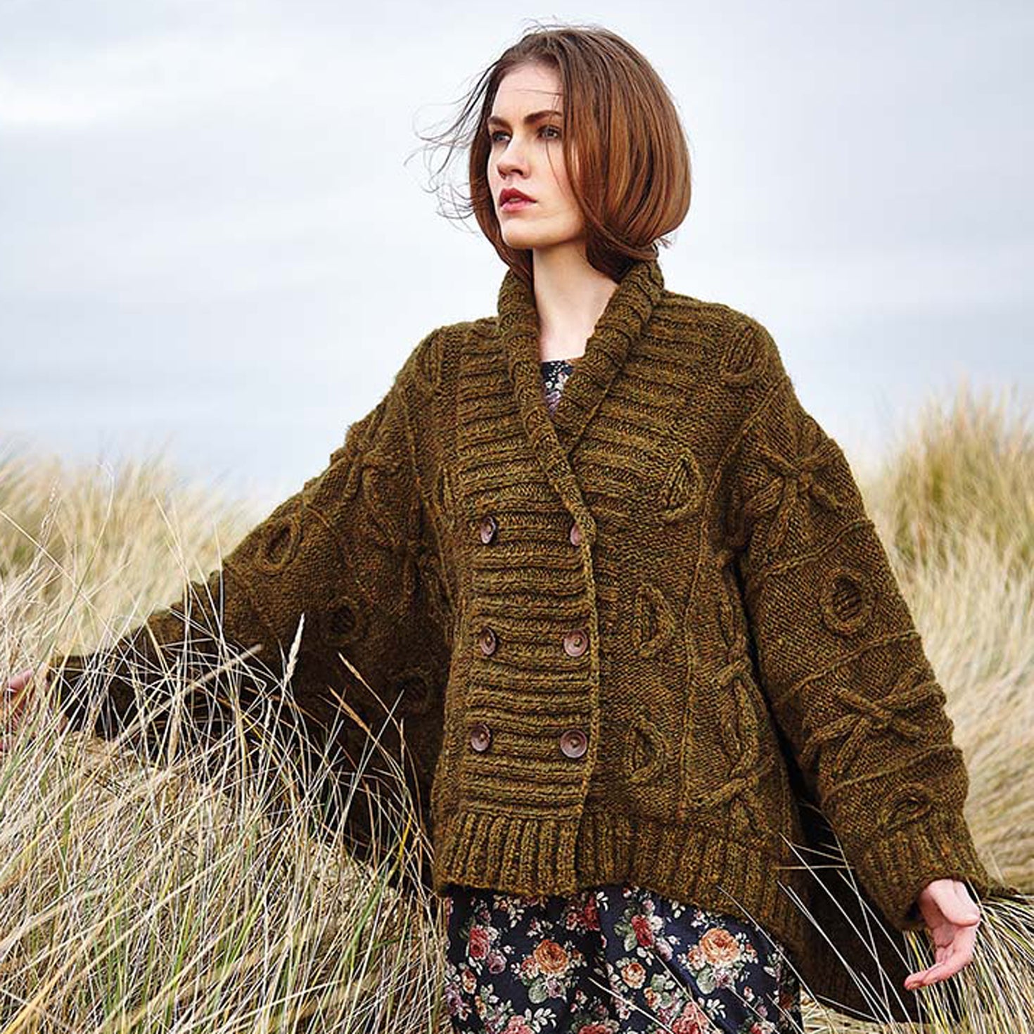 Rowan Brecon Cape Knitting Pattern