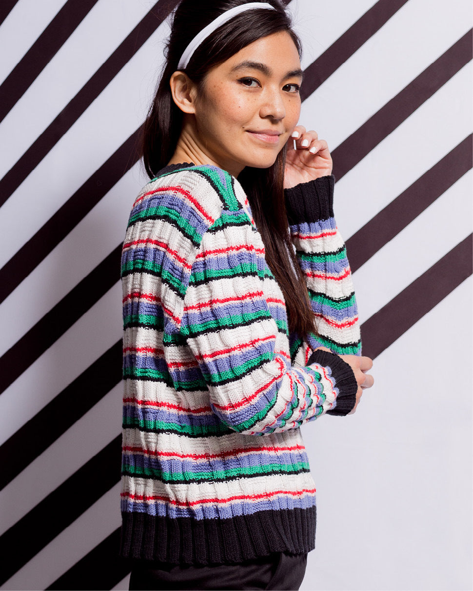 MillaMia Riley Wave Jumper Knitting Pattern