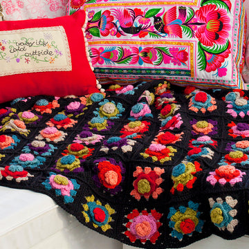 Debbie Bliss Flamenco Blanket Crochet Pattern