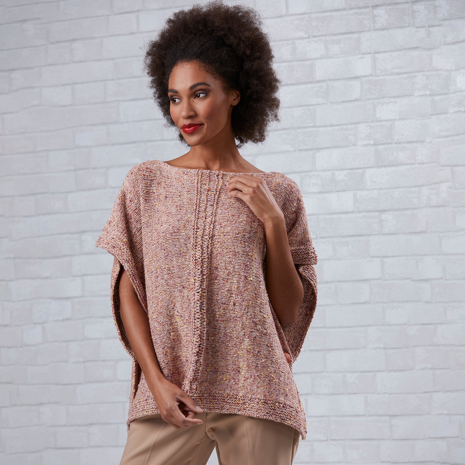 Stacy Charles Fine Yarns Maeve Poncho Cape Knitting Pattern