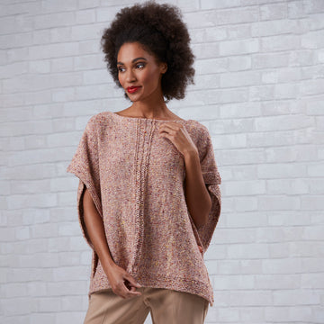 Stacy Charles Fine Yarns Maeve Poncho Cape Knitting Pattern