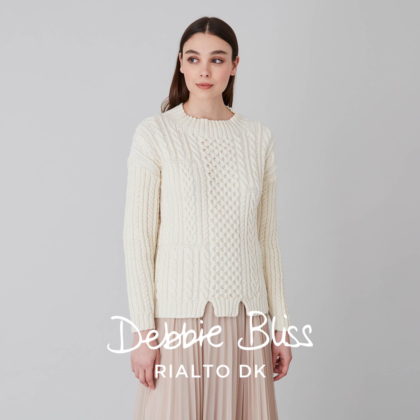 Debbie Bliss Crieff Sweater Knitting Pattern