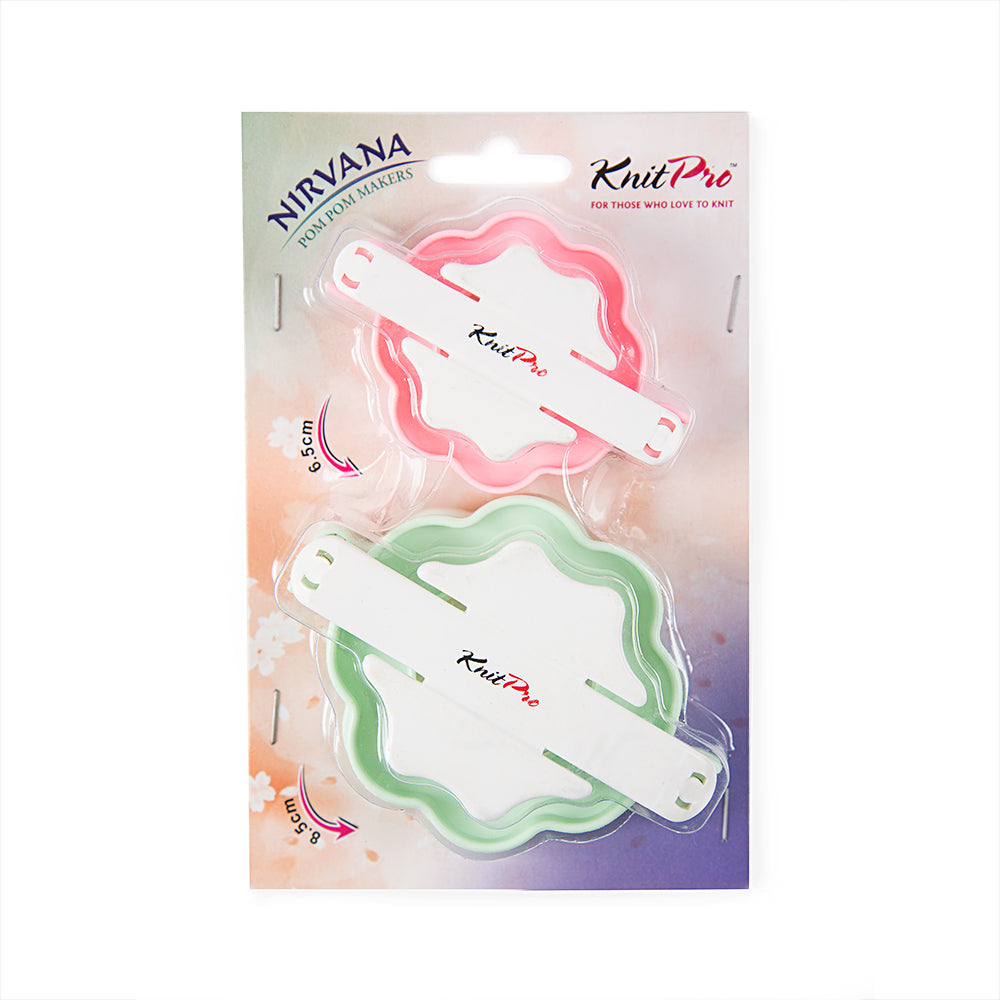 KnitPro Pompom Maker Nirvana Set of 2 (2.5" & 3.5")