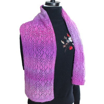 Jojoland Grass Pink Scarf Knitting Pattern