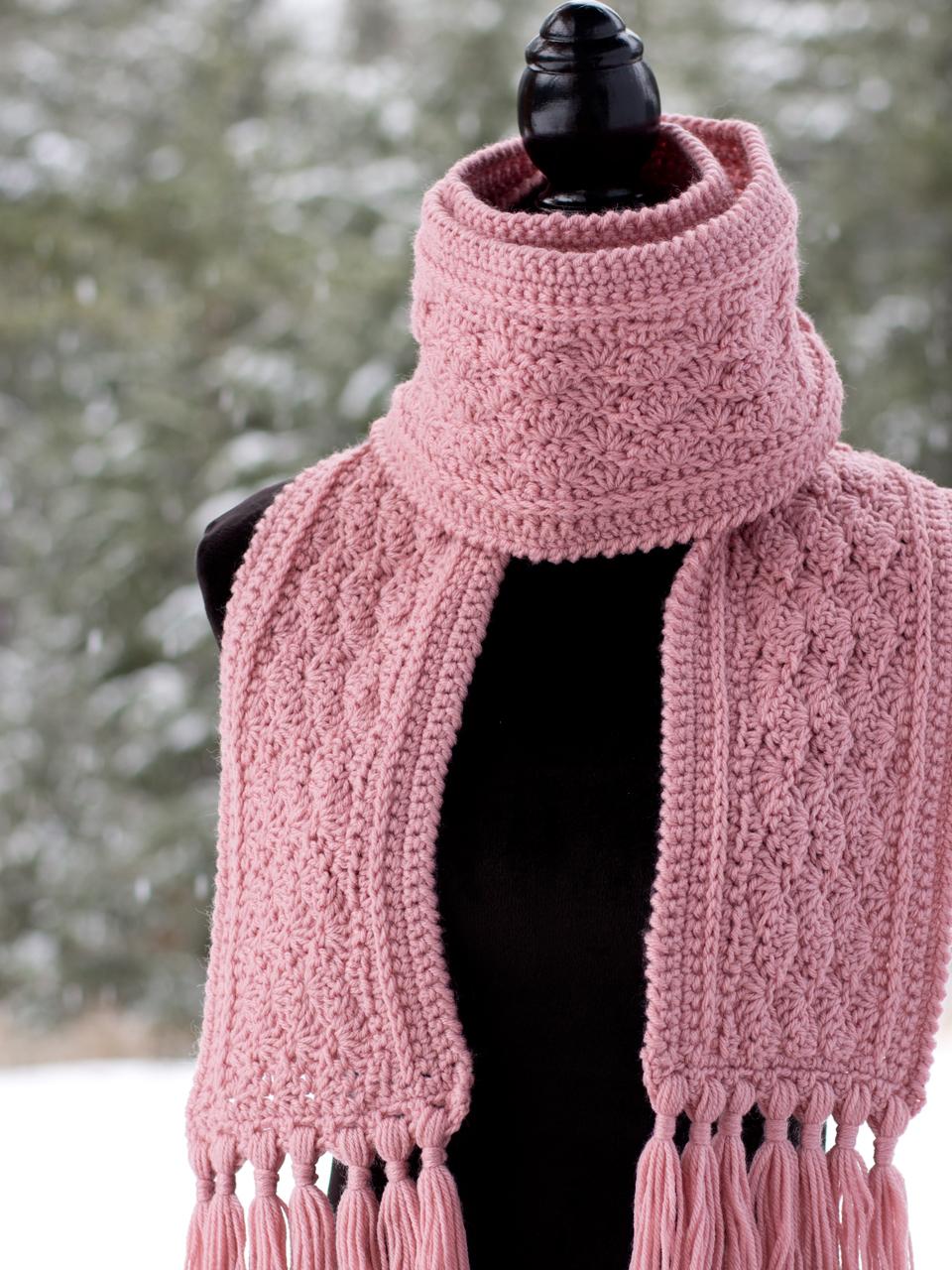 La Vie en Rose Ladies Scarf