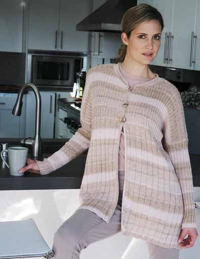 Trendsetter R Ribbed Jacket Variations Knitting Pattern