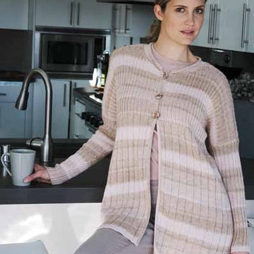 Trendsetter R Ribbed Jacket Variations Knitting Pattern