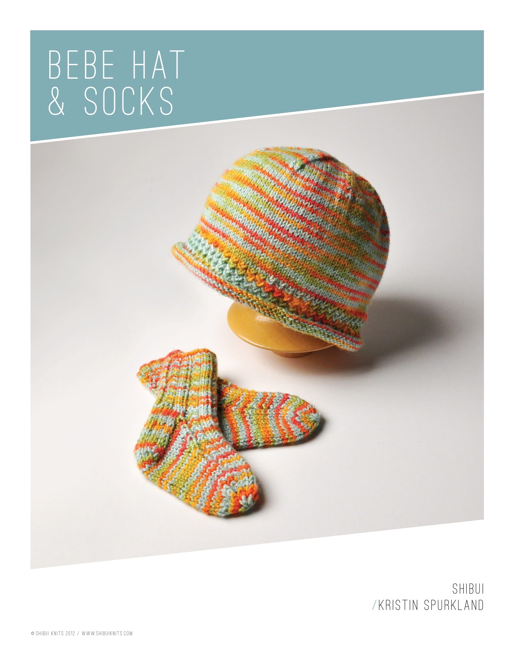 Shibui Knits Bebe Hat & Socks Knitting Pattern