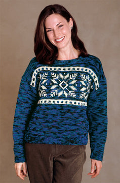 Snowflake Pullover Jumper Knitting Pattern