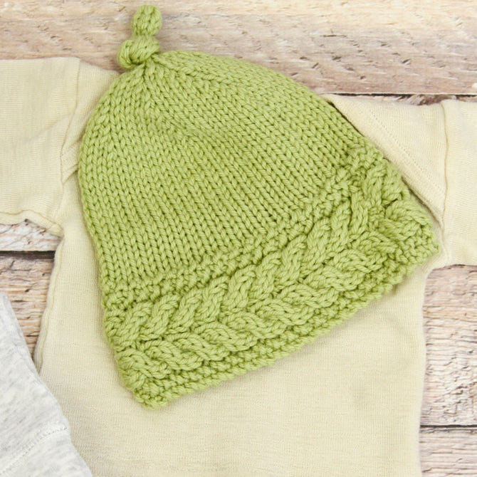 Valley Yarns WEBS Emerging Designer Sproutlet Hat Knitting Pattern