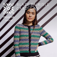 MillaMia Blaze Fair Isle Cardigan Knitting Pattern