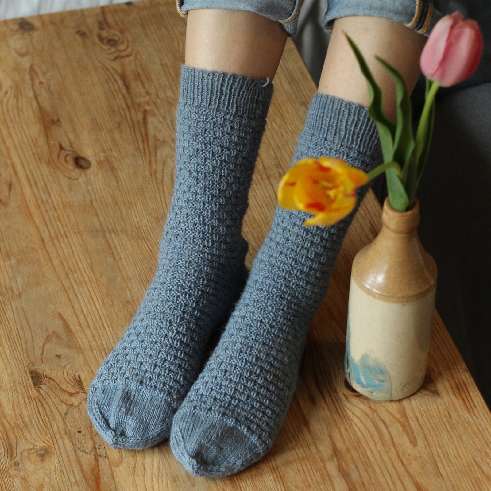 Regia Men's Style Color Booklet Socks Knitting Pattern