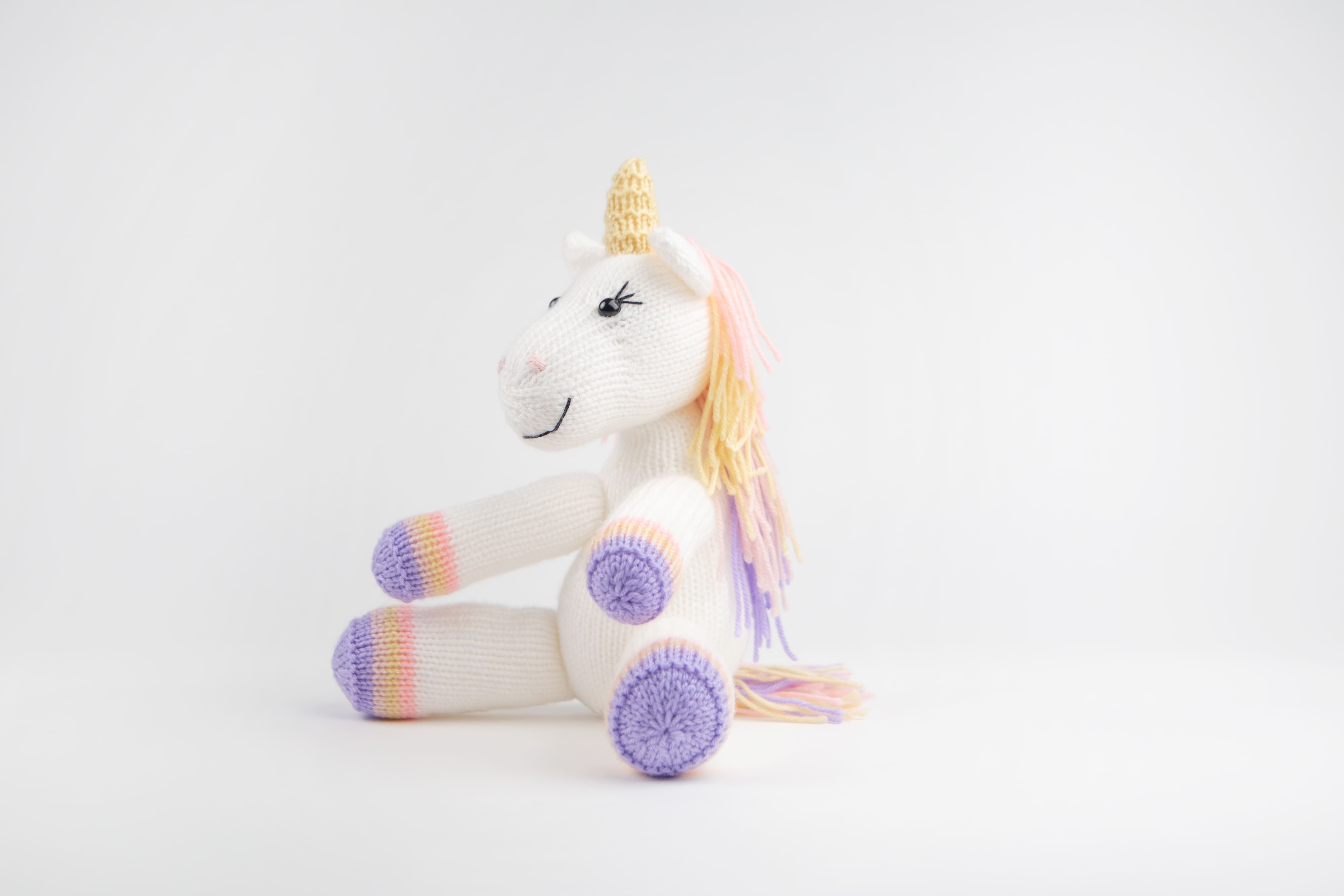 Deramores Unicorns Toy Knitting Pattern